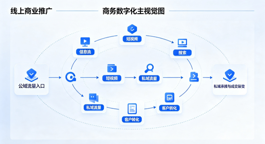 稷山县线上商业推广怎么做？全域流量闭环搭建与低成本转化实战指南